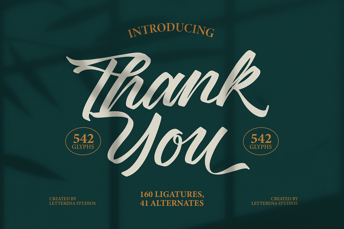 Rustical Banley Modern Script Font, a Script Font by Letterena Studios Script (Photo 20 of 20)