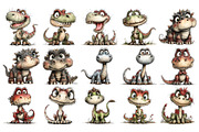 Whimsical Quirky Dinosaur PNG, an Animal Illustration by Nicolle's Colorful Art (Thumbnail 2 of 5)