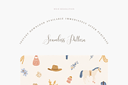 Western Cowboy Rodeo Seamless Patter, a Pattern Graphic by Pati Charm Studio (Thumbnail 2 of 7)