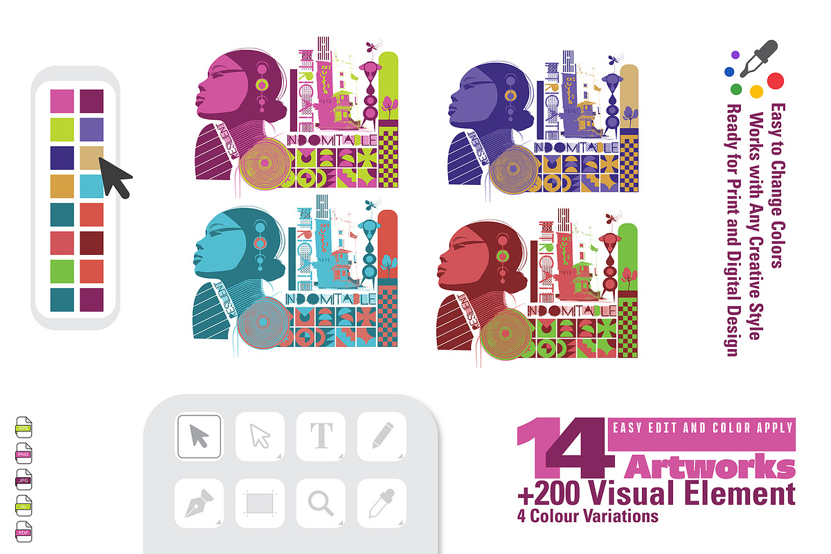 Birth Of Galla - Neopost Modernism, a Person Illustration by ODO Visual Shop (Photo 9 of 12)