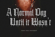 Grimvale Horror Gothic Blackletter, a Blackletter Font by Letterhend Studio (Thumbnail 4 of 9)