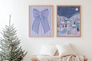 WHIMSICAL CHRISTMAS Art Prints, a Background Graphic by alenaganzhela (Thumbnail 9 of 11)