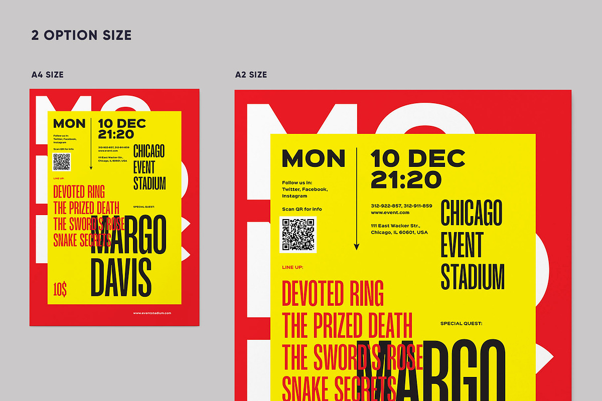 Artist Event Poster, a Flyer Template by Danil Polshin (Photo 2 of 9)