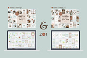 Instagram Template Canva Pack Mint, a Social Media Template by Keikoya (Thumbnail 8 of 21)