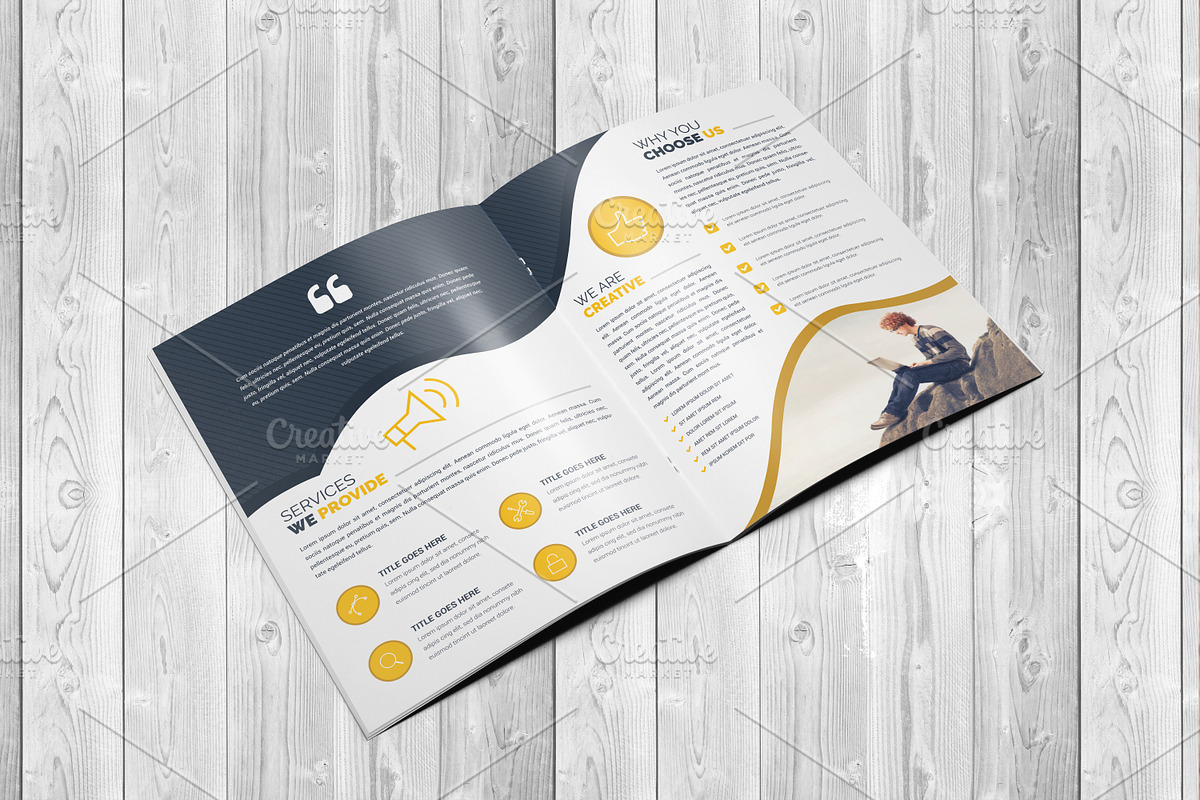 Corporate Bi-Fold Brochure Template, a Brochure Template by Alice_s (Photo 6 of 8)
