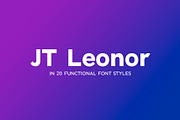 JT Leonor, a Sans Serif Font by JAM Type (Thumbnail 1 of 15)
