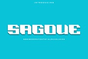 Sagove Font, a Sans Serif Font by alon kelakon (Thumbnail 1 of 5)