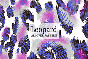 Abstract Scribble Leopard Seamless, a Pattern Graphic by Gullenda