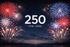 USA independence day 250 years anniv, an Illustration by Dvoevnore photos