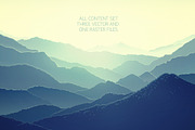 Mountain nature landscape., a Seasonal Illustration by Countryside life (Thumbnail 8 of 8)