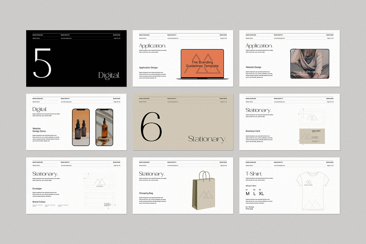 Brand Guidelines, a Templates & Theme by creathrivestudio (Photo 9 of 13)