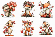 Spring Animals PNG Clipart, an Illustration by Libby Wishes (Thumbnail 5 of 5)