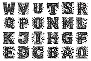 Black Halloween Alphabet  PNG, an Illustration by Daily.Designs (Thumbnail 2 of 4)
