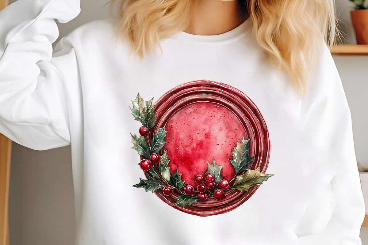 Christmas Wax Seal Clipart PNG, an Illustration by SinaCreation (Photo 4 of 7)