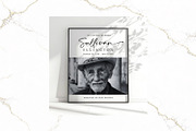 Funeral Welcome Sign B&W Canva FR003, a Poster Template by TyphoonStudio (Thumbnail 4 of 8)