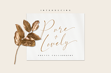 Pure & Lovely -  Pretty Calligraphy