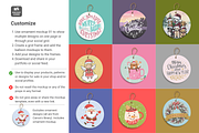 Round Ornament Canva Smart Mockup, a Mockup by Mockup Scene (Thumbnail 10 of 11)
