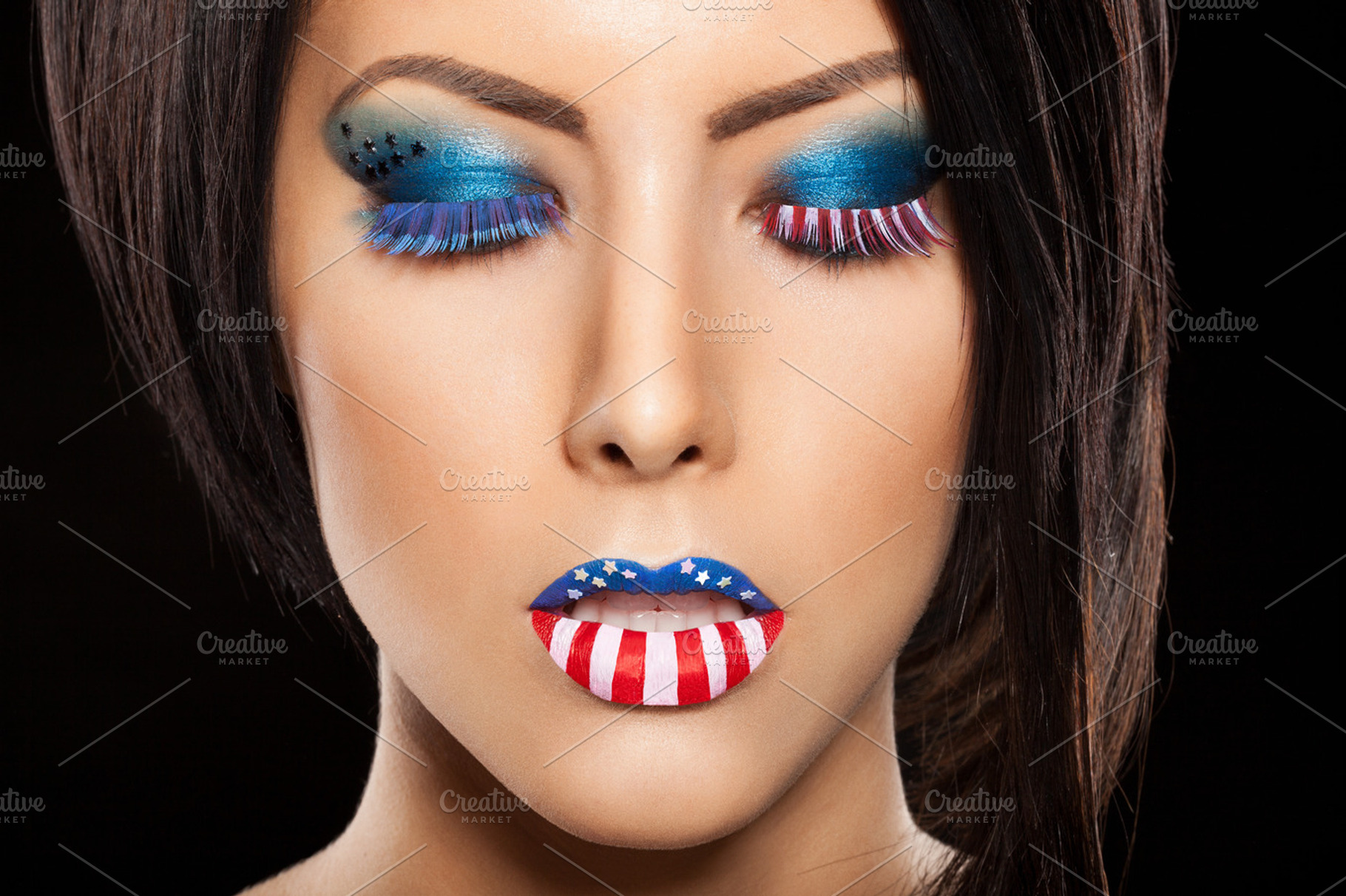 face with perfect make-up, a Beauty & Fashion Photo by Aliaksei Kaponia