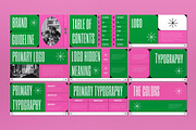 Pink Green Brand Power Point, a Presentation Template by graphicook (Thumbnail 2 of 4)