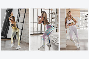 Leggings Mock-Up Gym Style