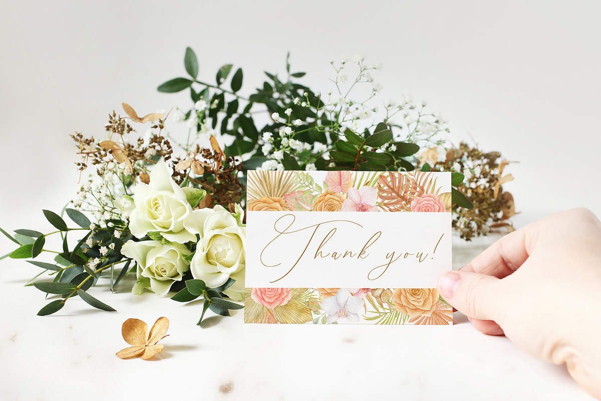 Tropical dried leaves set, an Illustration by svetodesign (Photo 16 of 16)