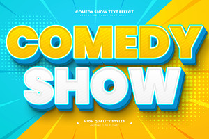 Comedy Show Editable Text Effect