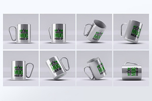 Stainless Steel Mug Mock-Up