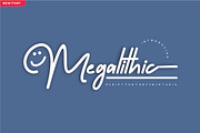 Megalithic Handwritten, a Script Font by JNJ Studio (Thumbnail 1 of 8)