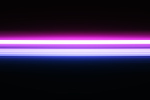 Horizontal Pink And Purple Neon Line