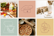 Kitchen & Cooking Icons, an Outline Icon by NatalieArtShop (Thumbnail 6 of 16)