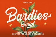 Bardies Bold Script Font, a Script Font by Pipello Grafik (Thumbnail 1 of 11)
