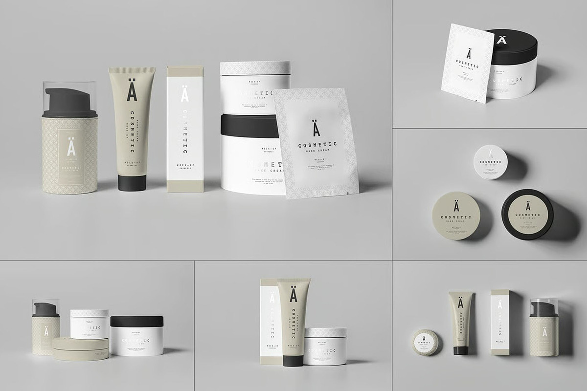 Cosmetic Mockup, a Product Mockup by DesignRushMarket (Photo 1 of 9)