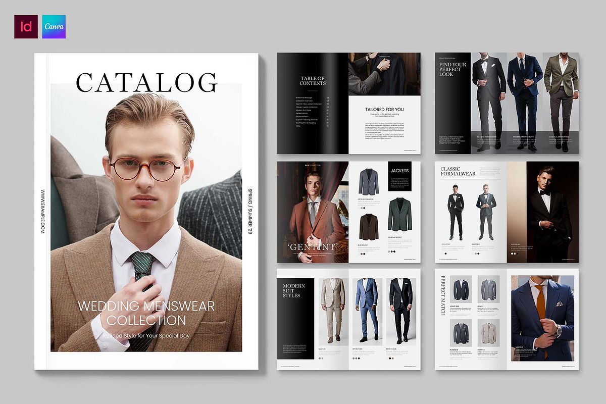 Menswear Catalog Template, a Brochure Template by BrandPacks (Photo 1 of 5)