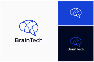 Human Brain Connection Logo, a Branding & Logo Template by ika trisiana