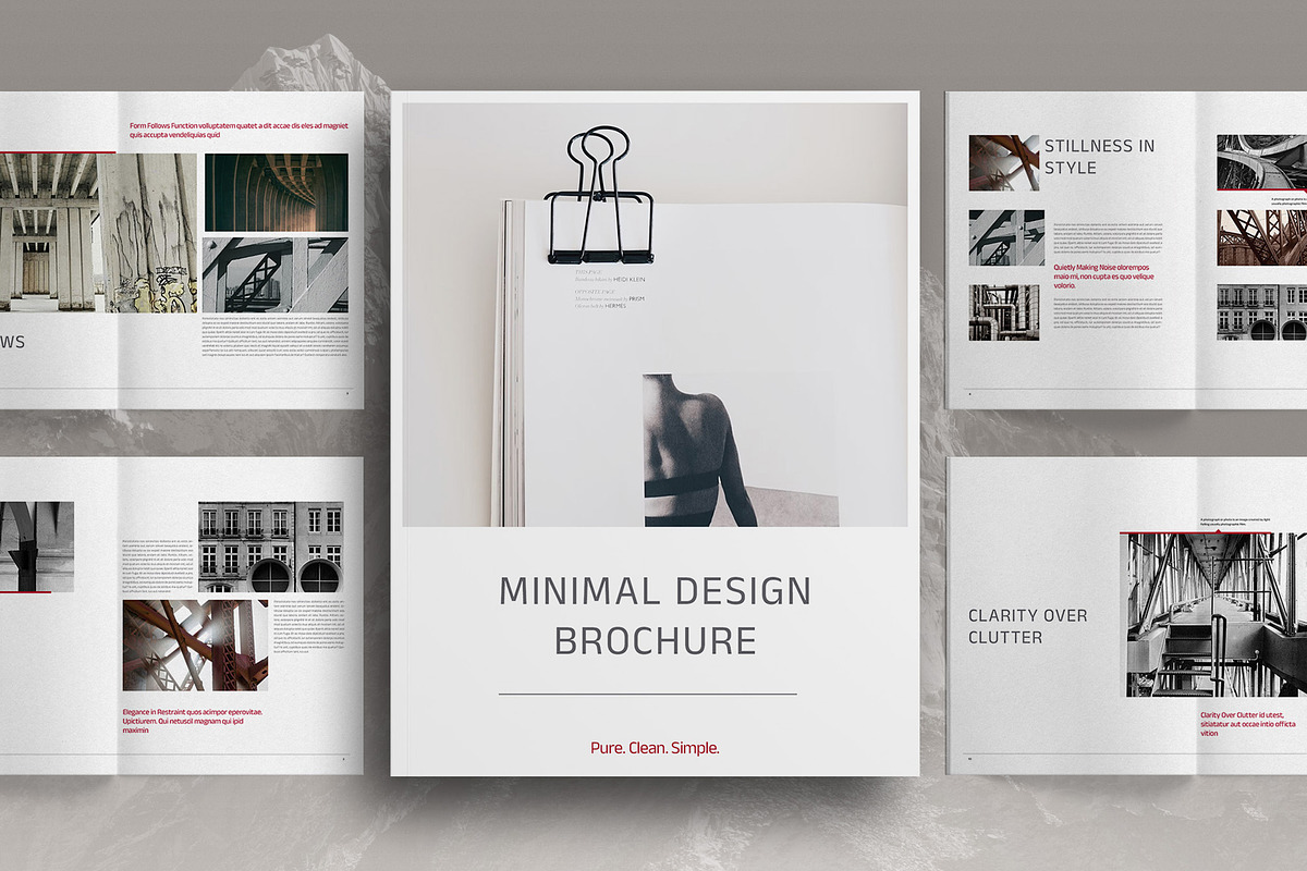 Minimal Lifestyle Brochure Template