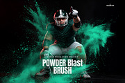 6 Powder Blast Photoshop Brushes ABR, a Brush Add-On by Walllow Creatives (Thumbnail 3 of 4)