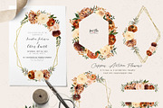 Copper Autumn Flowers, an Illustration by Kim Thoa Designs (Thumbnail 4 of 10)
