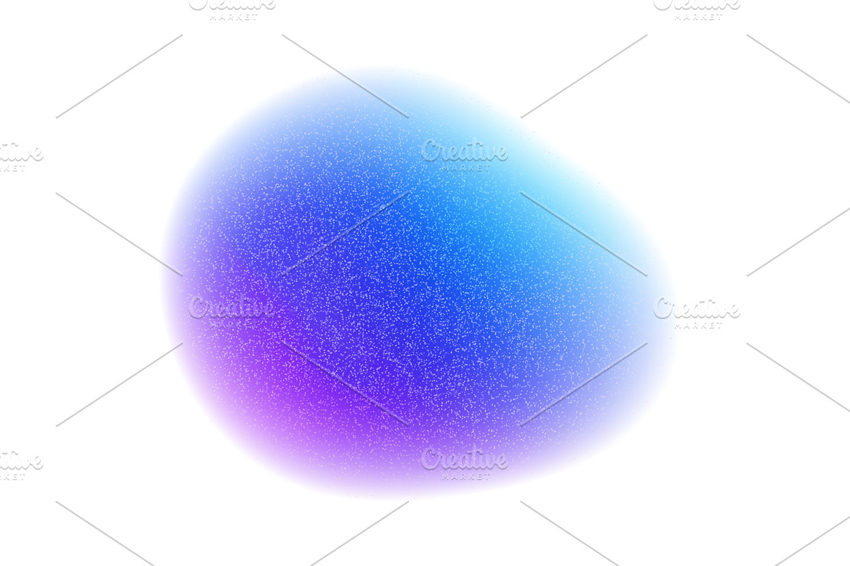 Gradient circle design with blurred, an Illustration by YuliiaOsadcha