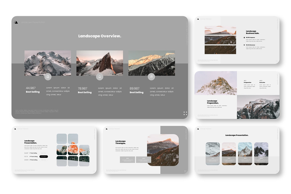 Landscape Minimalist Keynote, a Presentation Template by NecrolitSlide (Photo 5 of 9)