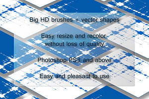 High Tech Diagrams Photoshop HD Brus