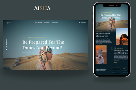 Aisha-Blog and Travel Template