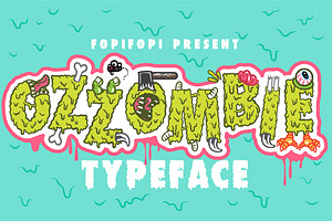 Sale ! 50% OZZOMBIE Typeface Bonus