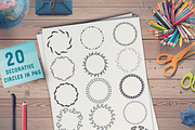 50 Hand Drawn Brushes, part 2 - AI, a Brush Add-On by Andrea De Oliveira (Thumbnail 2 of 7)
