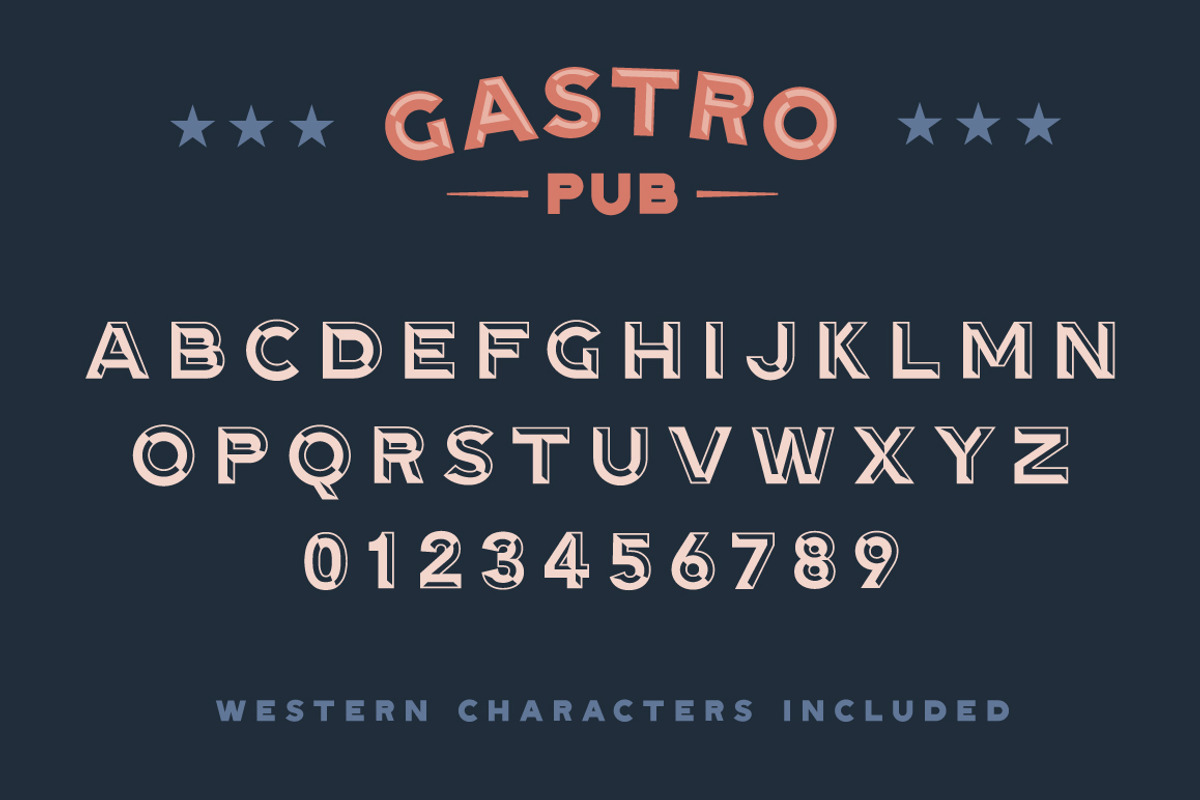 Gastro Pub - Type Family preview 3