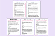 350+ Gratitude Journal Prompts Canva, a Stationery Template by Shumaya (Thumbnail 4 of 6)