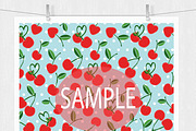 Cherry Digital Paper - Cottage Chic, a Pattern Graphic by Leska's Digitals (Thumbnail 5 of 5)
