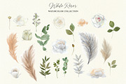 White roses wedding invitation cards, a Decorative Illustration by Slastick (Thumbnail 2 of 9)