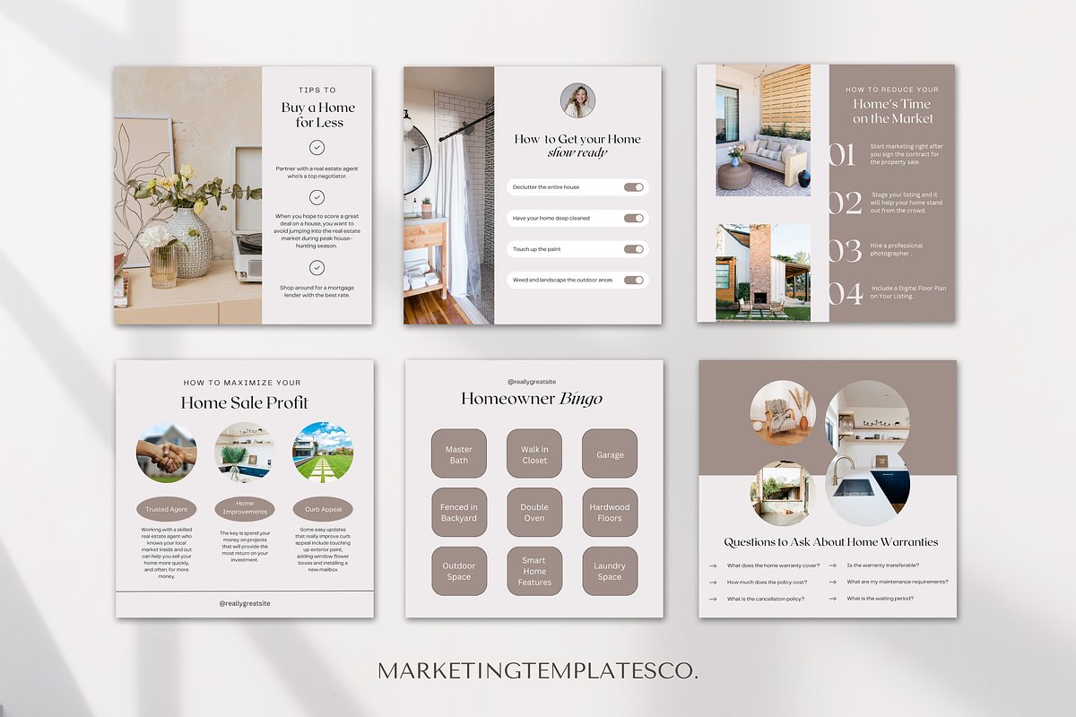 August Real Estate Social Media Post, a Social Media Template by Marketing Templates Co. (Photo 3 of 9)