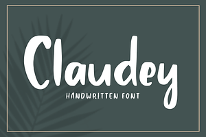 Claudey - Handwritten Font