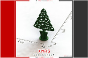 Table Ornament - #02 Xmas Tree, a Plants & Tree 3D Model by TPS Digital Assets (Thumbnail 3 of 3)